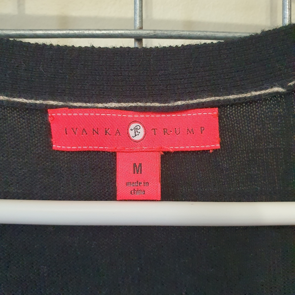 IVANKA TRUMP | Cardigan | Size M | 67% Cotton - Picture 12 of 16